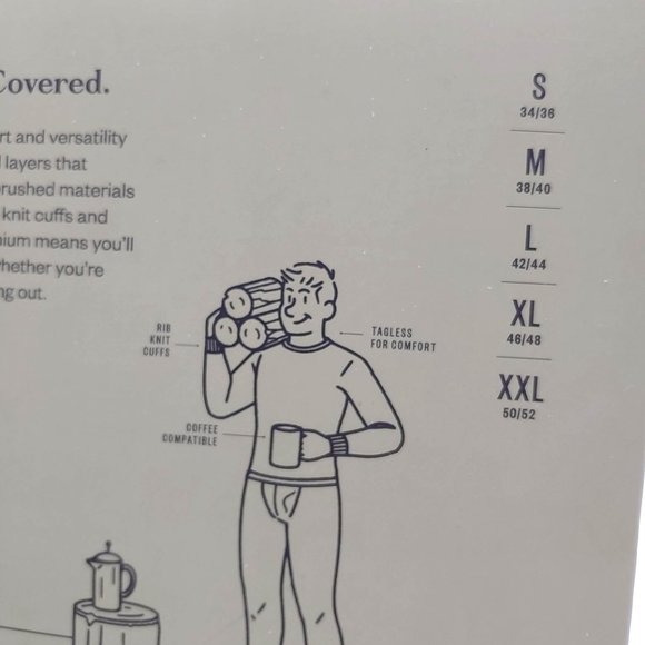 Goodfellow & Co Premium Ultra-Soft Thermal Shirt Size XL - Picture 5 of 7